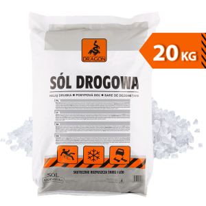 Sól drogowa z antyzbrylaczem 20 kg OUTLET