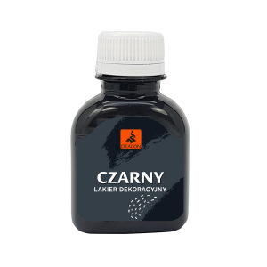 Lakier dekoracyjny czarny 80 ml 